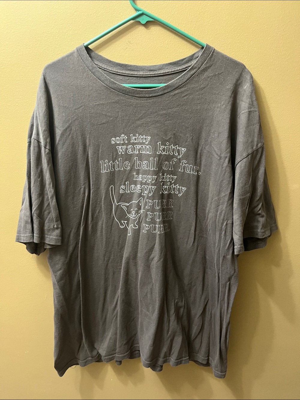 Big Bang Theory 'Soft Kitty' Sheldon Song - Casual Short Sleeve Shirt size XXL